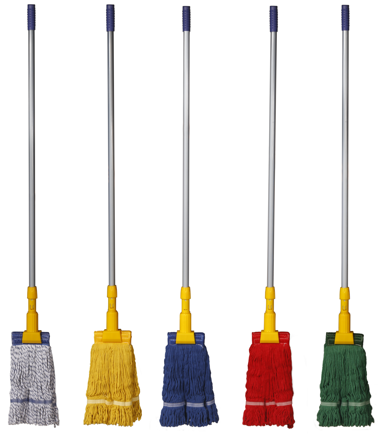 BAIYUN COTTON COLOR MOP LONG TYPE W/HANDLE AF01450