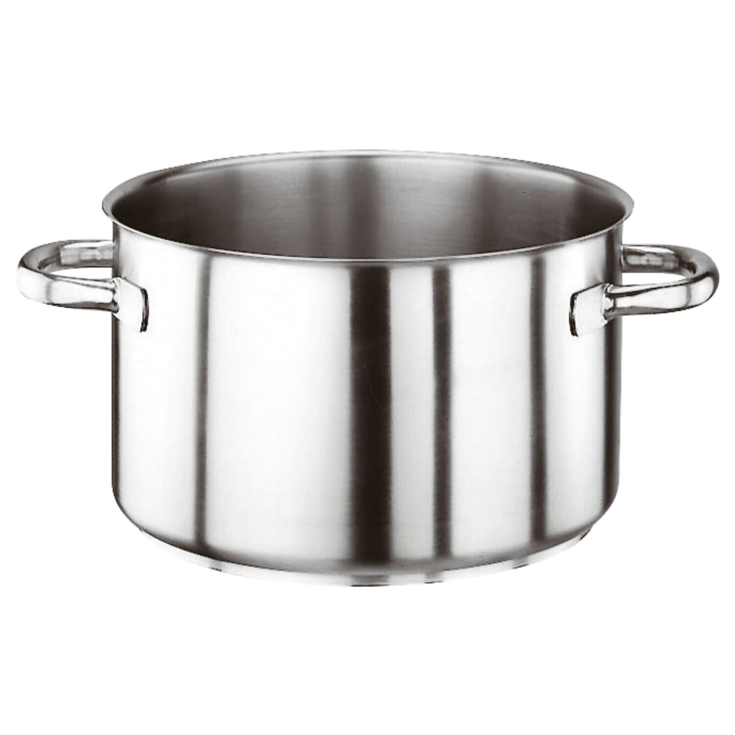 PADERNO SS 28CM SAUCEPOT+2HDL 9.8LIT H16CM+LID