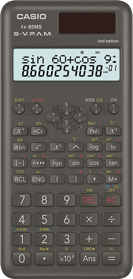 CASIO FX85MS-2 SCIENTIFIC CALCULATOR
