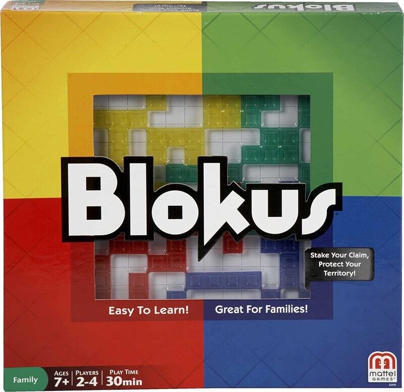 WELCOME MATTEL BLOKUS FAMILY FUN GAME BJV44