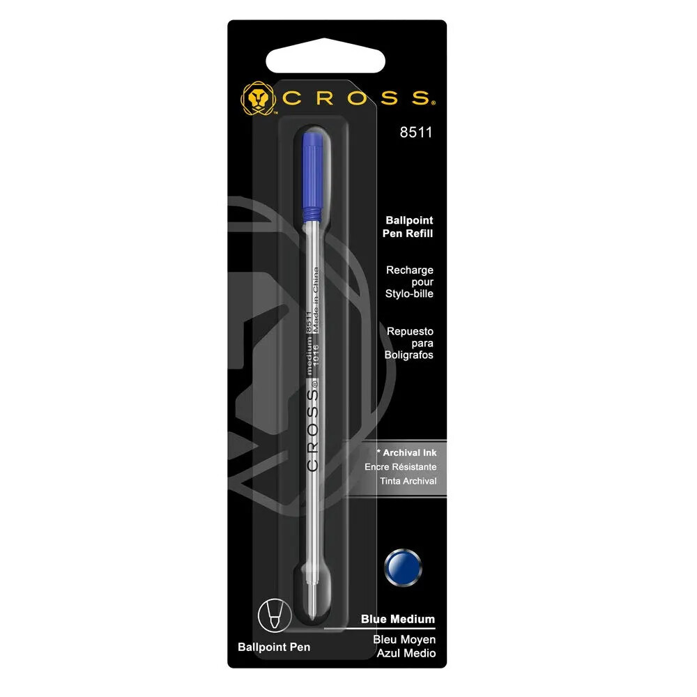 CROSS BALLPEN REFILL BLUE/BLACK MEDIUM 8511-8513