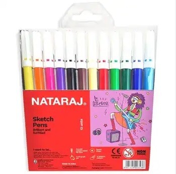 NATARAJ 24PCS SKETCH PENS