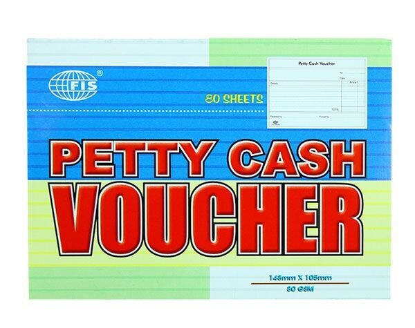 FIS A6 PETTY CASH VOUCHER 80SHS FSCLP80A6