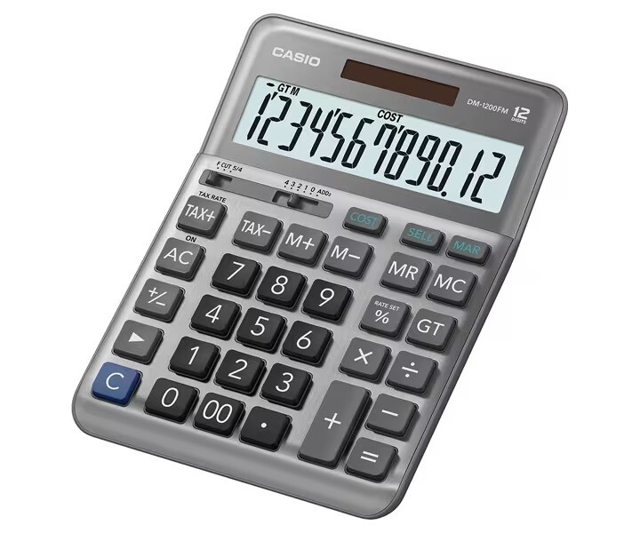 CASIO DM-1200 CALCULATOR