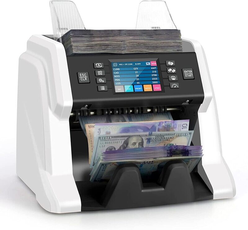 RIBAO BC-55 10 MIXED CURRENCY COUNTING MACHINE