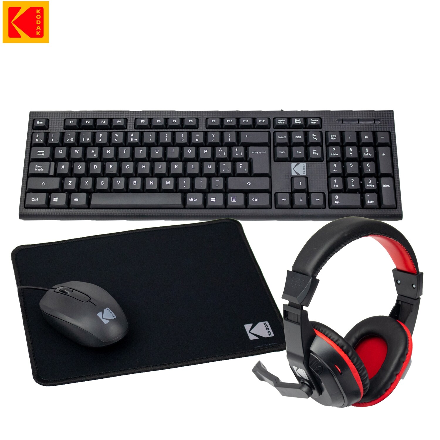 KODAK 4IN1COS-6702 4 IN 1 COMBO WITH HEADSET SET