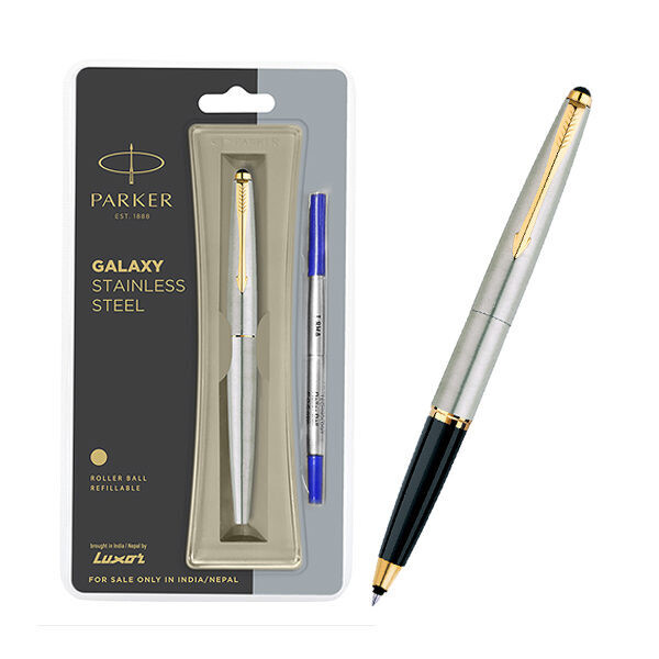 WELCOME PARKER SS GALAXY GT ROLLER BALL PEN