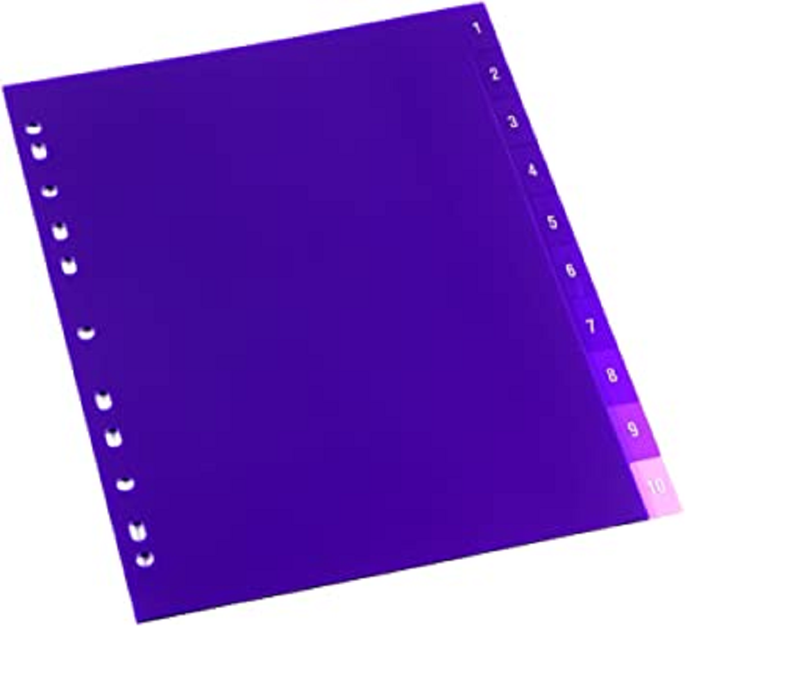 REXEL 1-10 TRANSLUCENT INDEX 2100551