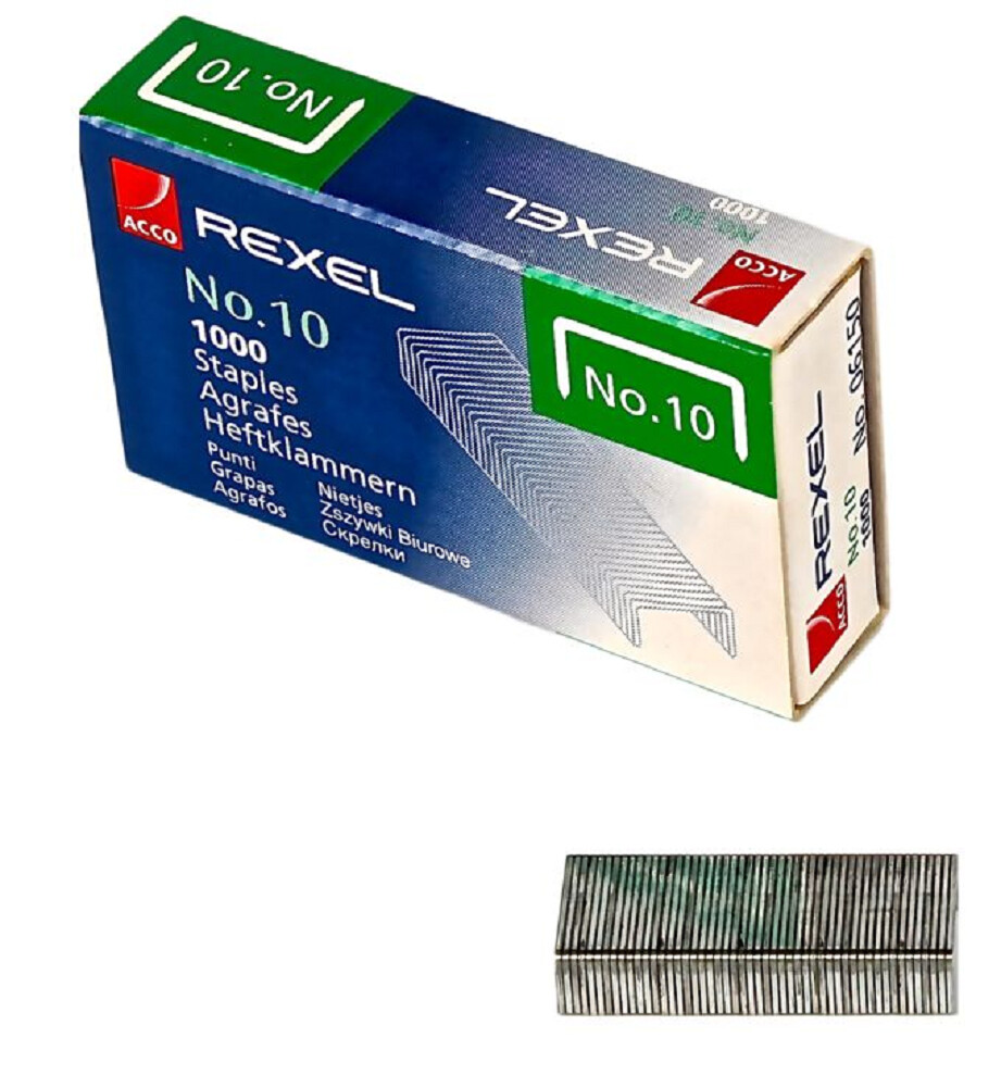REXEL NO10 STAPLES PIN 06150