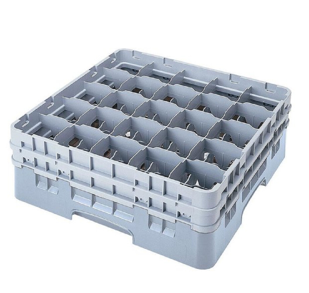 CAMBRO CAMRACK 25 GLASS HOLDER 6 1/8&quot; GRAY