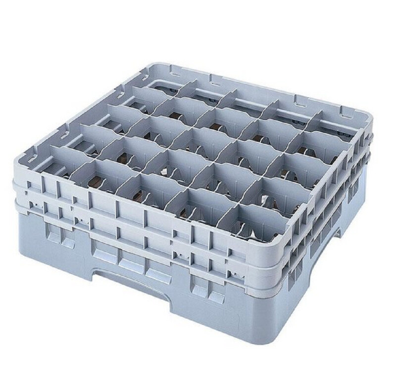 CAMBRO CAMRACK 25 GLASS HOLDER 6 1/8&quot; GRAY