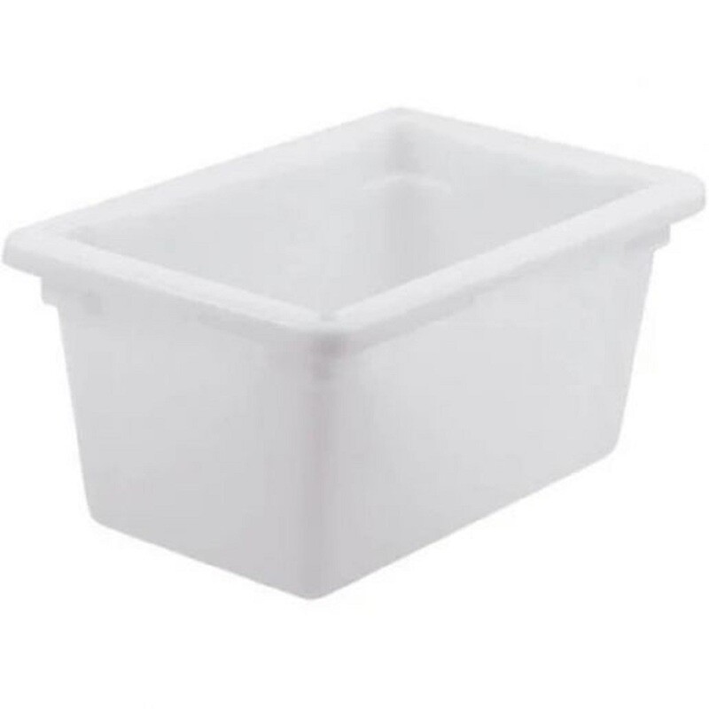 WINCO 9&quot;X12&quot;X18&quot; FOOD STORAGE BOX WHITE W/O COVER