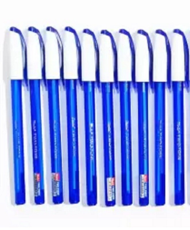MONTEX 10PCS TWO TONE BALL PEN - BLUE