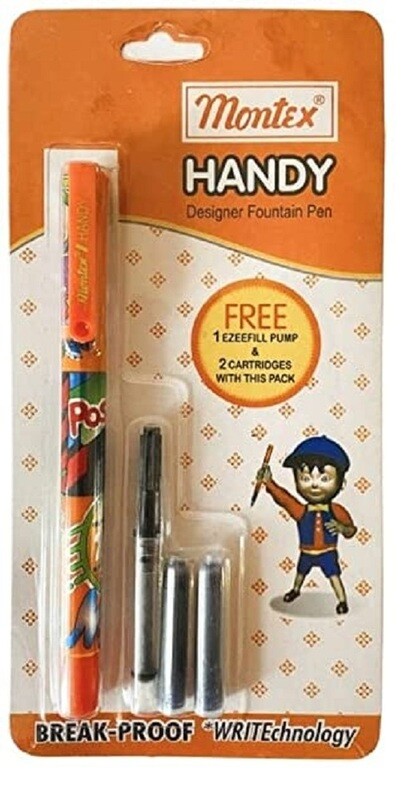MONTEX HANDY FOUNTAIN PEN+2PC INK CARTRIDGE
