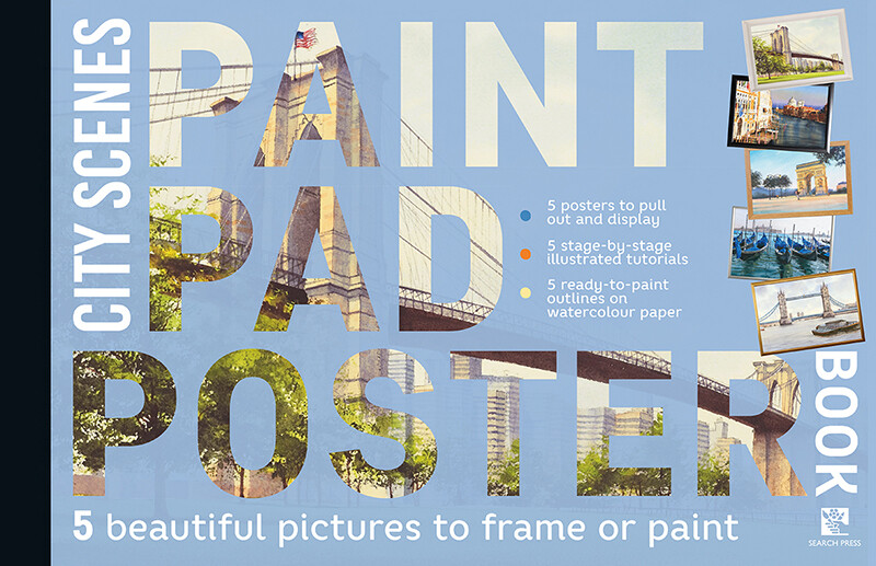 CITY SCENES PAINT PAD POSTER BOOK