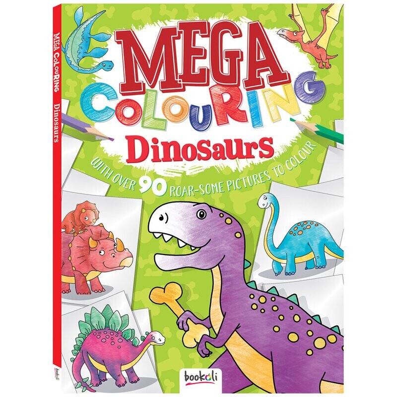 BOOKOLI MEGA COLOURING DINOSAURS