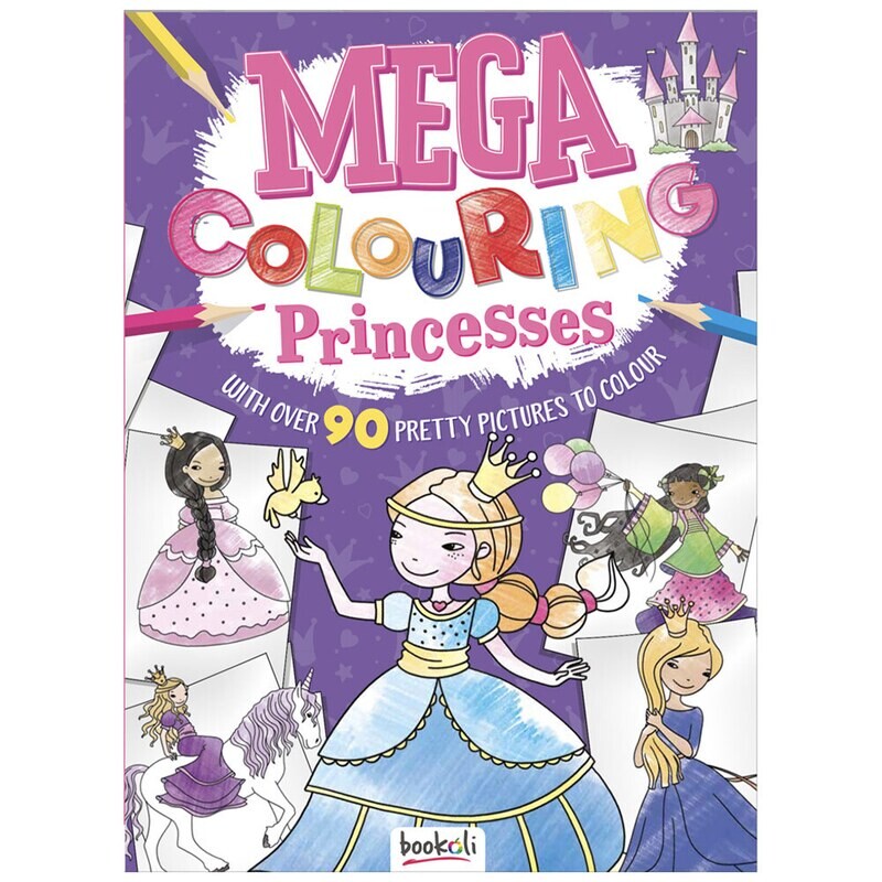 BOOKOLI MEGA COLOURING PRINCESSES