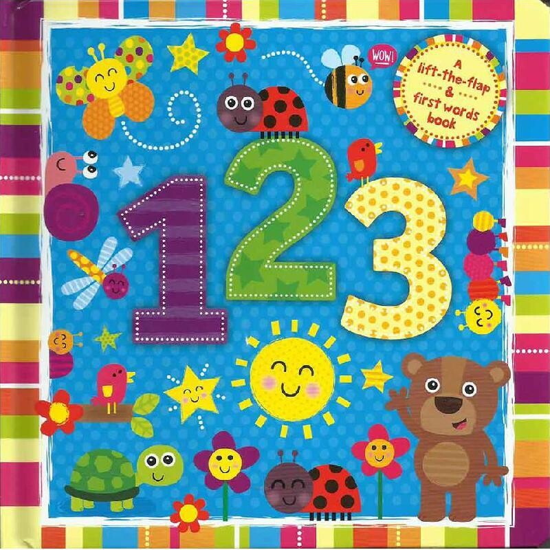 A LIFT THE FLAP &amp; FIRST WORDS BOOK - 1 2 3