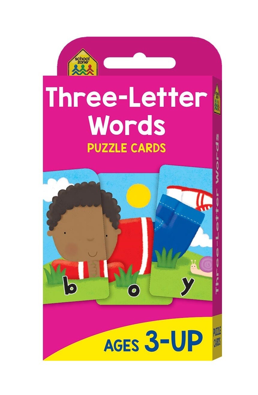 WELCOME THREE LETTER WORDS PUZZLE CARD GAME