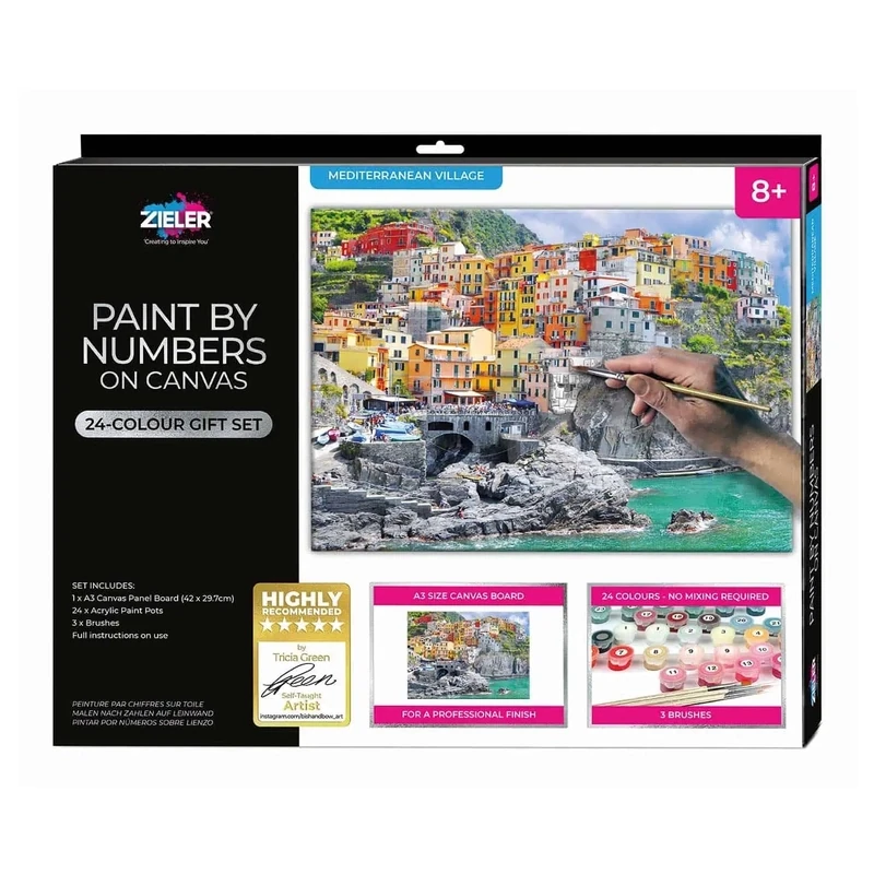 ZIELER A3 CANVAS VILLAGE+24 COLOR SET 09299444