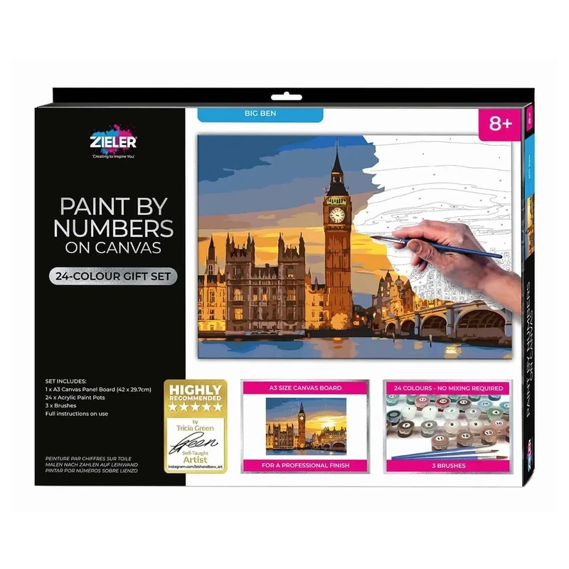 ZIELER A3 CANVAS BIG BEN+24 COLOR SET 09299434