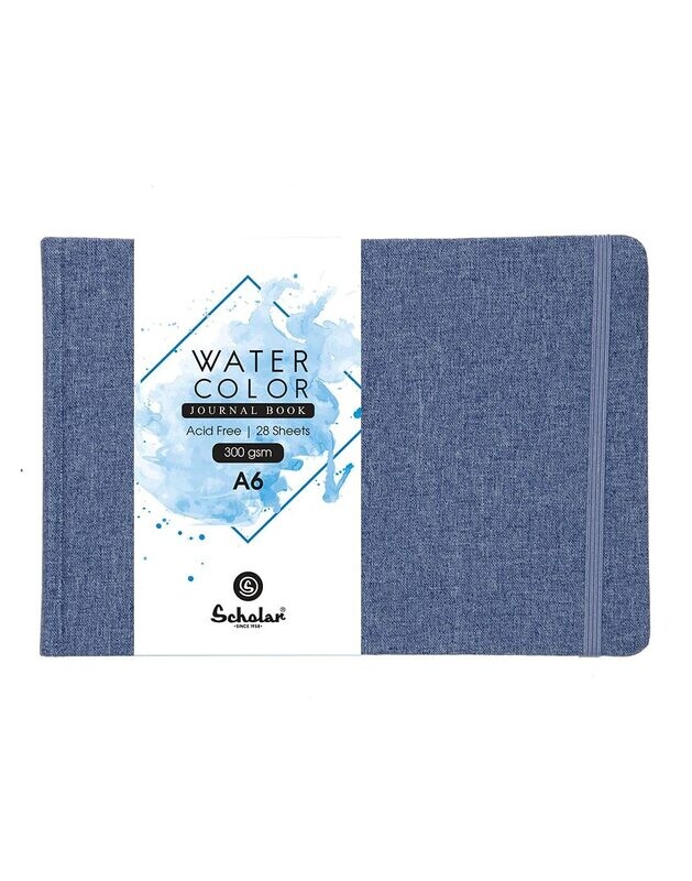 SCHOLAR A6 WATER COLOR JOURNAL 300GSM 28SHS WJ1