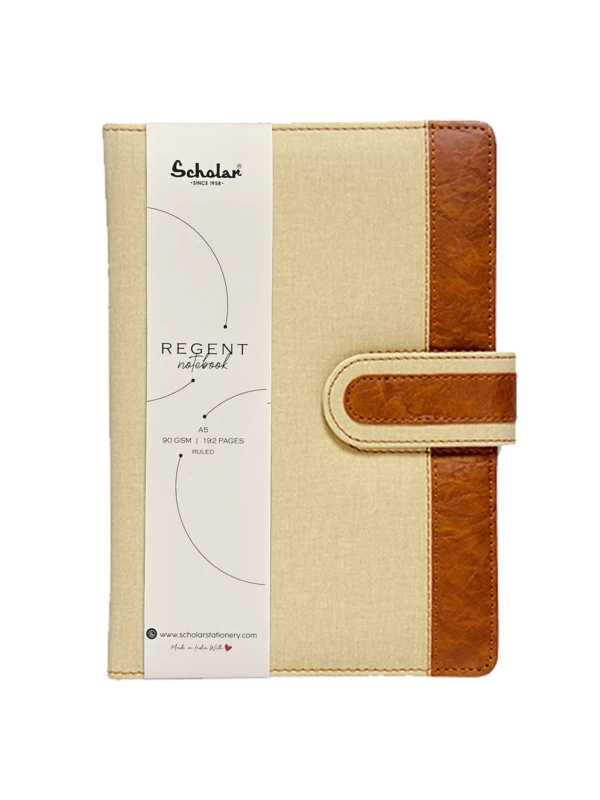 SCHOLAR A5 REGENT
NOTEBOOK-KHAKI 90GSM
96SHS