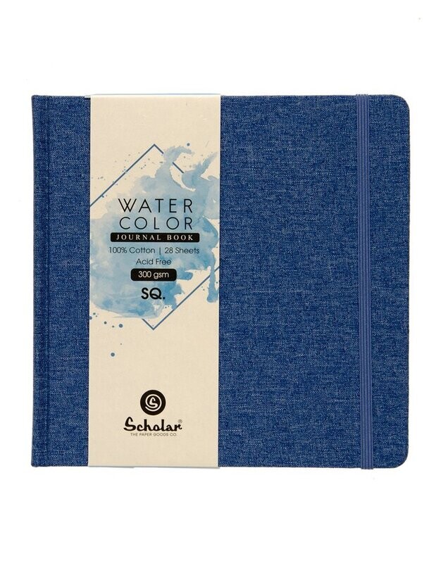SCHOLAR SQ WATER COLOR
JOURNAL 300GSM 28SHS WJ6