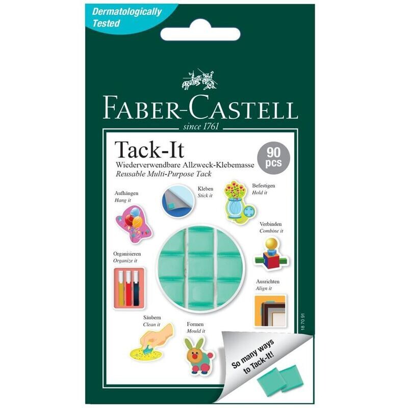 FABER-CASTELL 50GRM TACK IT GREEN 187091