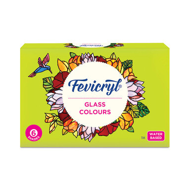 FEVICRYL 75ML GLASS COLOUR
KIT WATER BASED