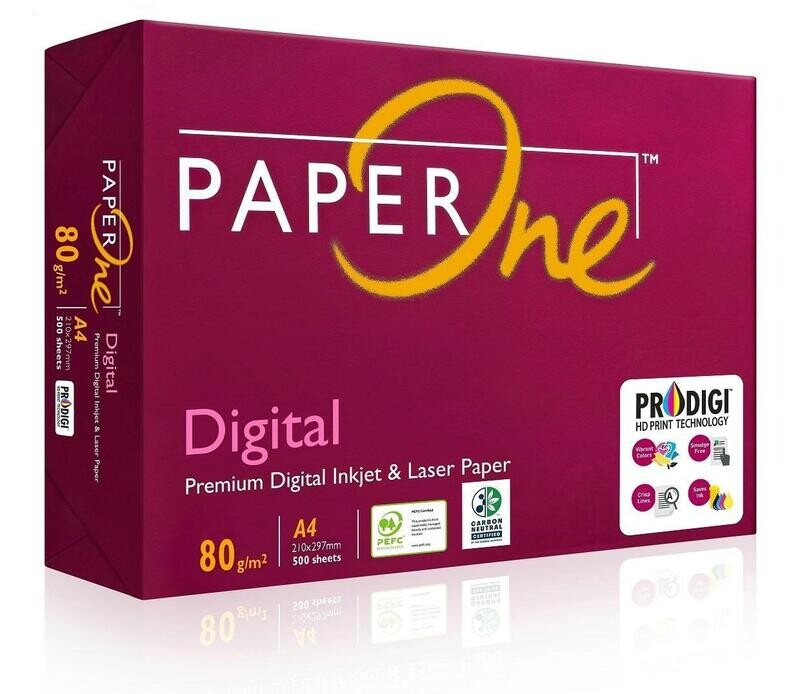 PAPERONE A4 DIGITAL EXTRA WHITE PAPER 80GSM 500SHS