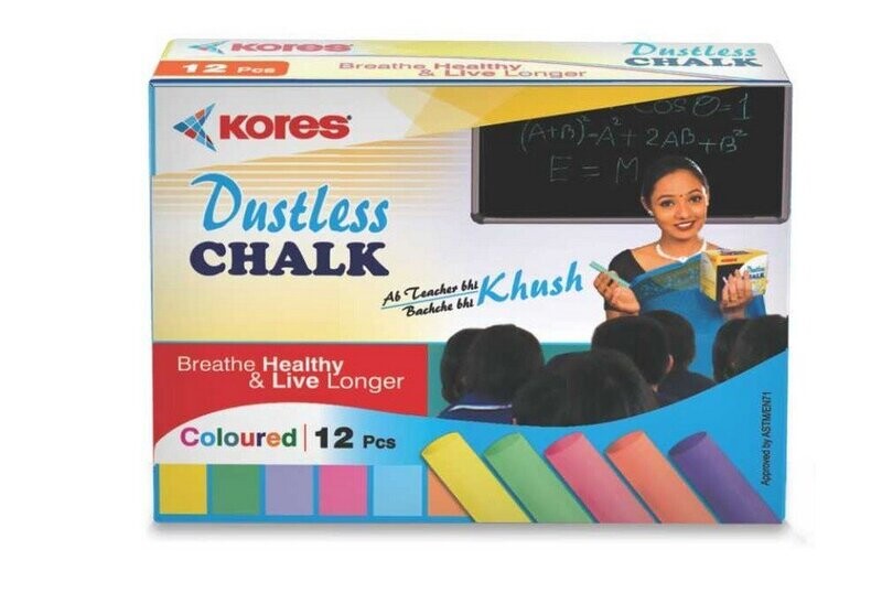 KOOLTOOLZ KORES 12PC
DUSTLESS CHALK ASSTD