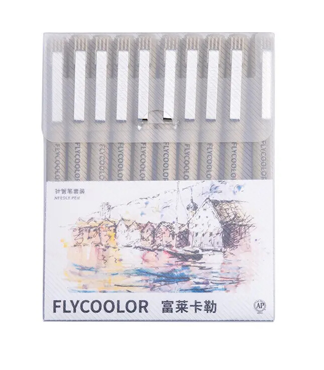 RSC FLYCOOLOR 12PCS FINELINER COLOR PEN P23-008