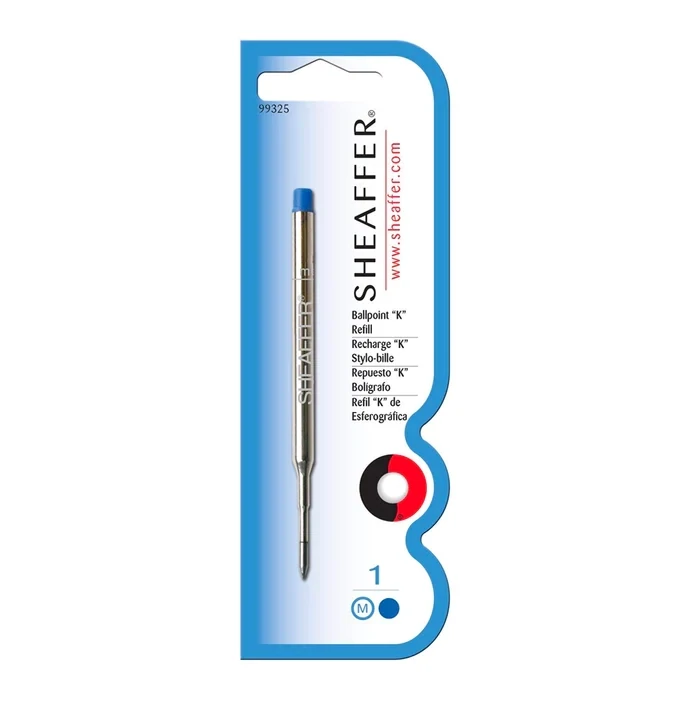 SHEAFFER &quot;K&quot; MEDIUM BALLPOINT REFILL BLUE 99325