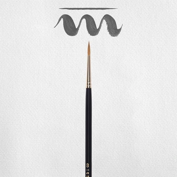 REMBRANDT ROUND OIL/ACR PAINTING BRUSH 241-8