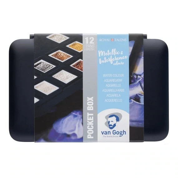 VAN GOGH 12PANS WATER
COLOUR METALLIC BOX
20808640