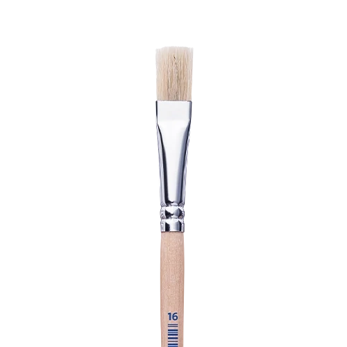 PELIKAN WHITE FLAT BRUSH NO16 613F