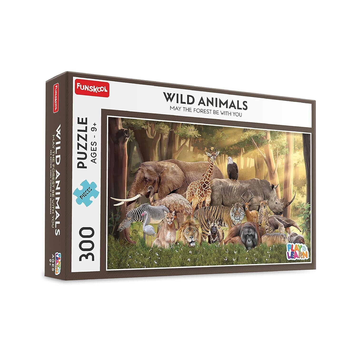 FUNSKOOL WILD ANIMALS PUZZLE 9604300