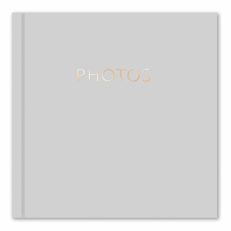 TALLON 4X6&quot; 200 PHOTO
ALBUM - GREY 7596