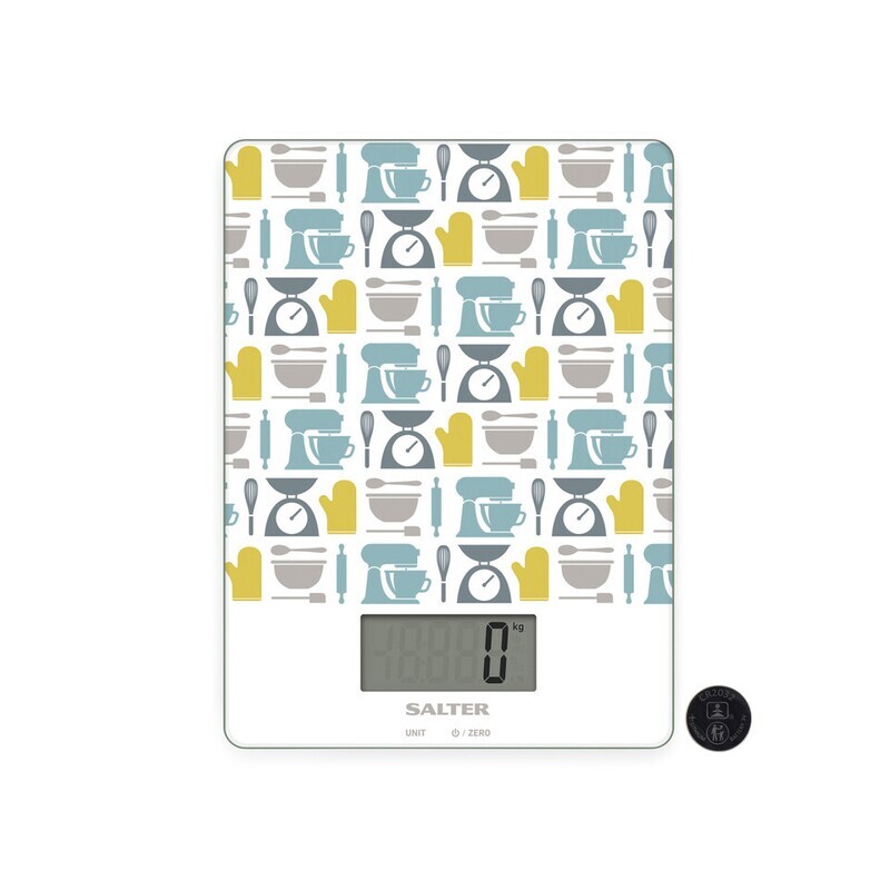 SALTER 5KG DIGITAL KITCHEN SCALE 1102 GNBLDR