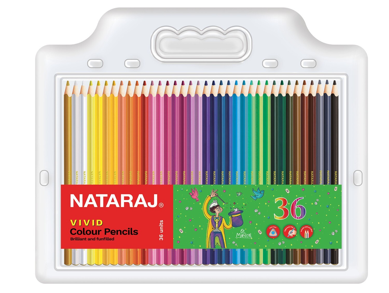 NATARAJ 36PCS VIVID COLOR PENCIL
