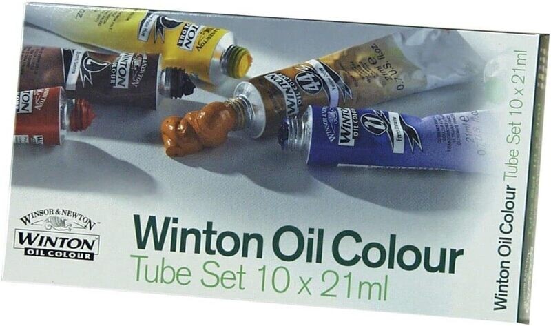 W&amp;N 10X21ML OIL COLOUR TUBE SET 1490618