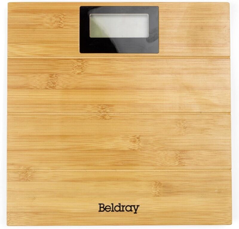 BELDRAY 180KG BAMBOO DIGITAL SCALE LA086495TS2