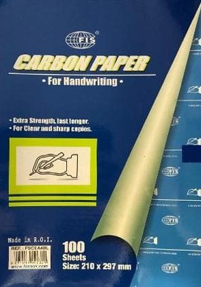 FIS F/C CARBON PAPER 100SHS
FSCEF4BL