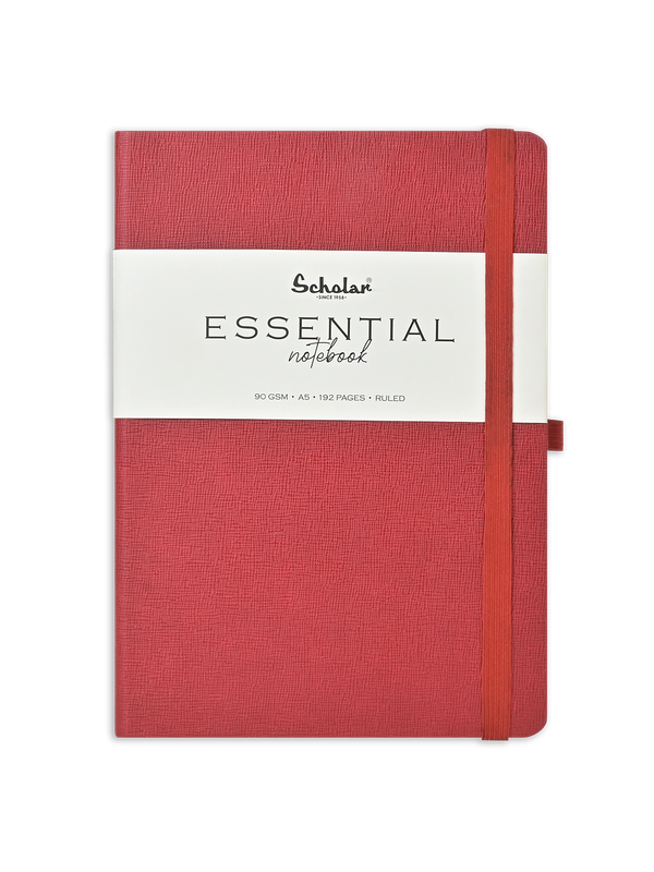 SCHOLAR A5 ESSENTIAL NOTEBOOK 90GSM 192PGS ESN2