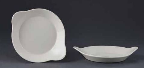 ARIANE ROUND EARED DISH17.5X14.5CM APRARN000019017