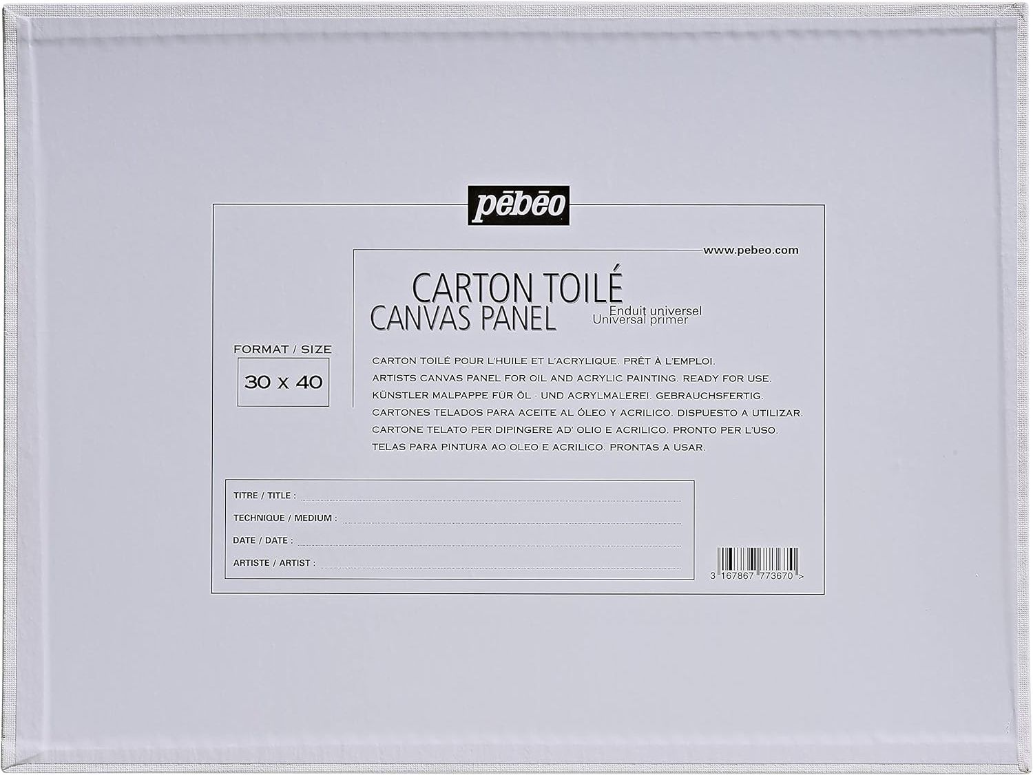 PEBEO 30X40 PANEL BOARD (777367)