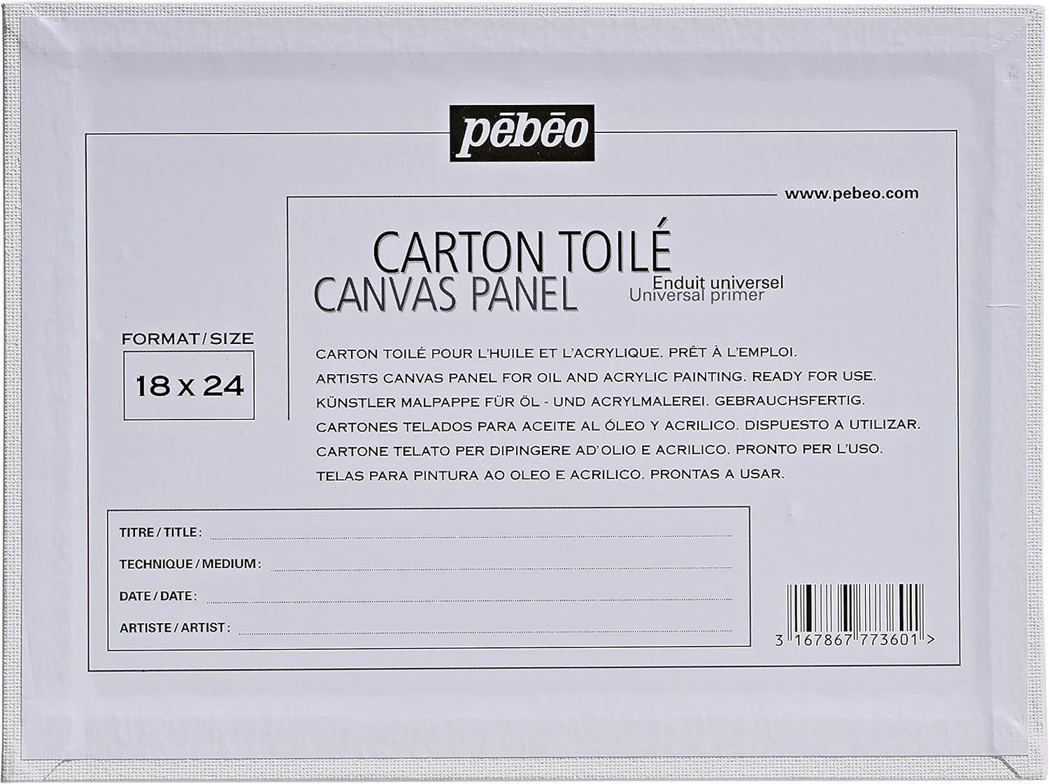 PEBEO 18X24 CANVAS PANEL BOARD 777360