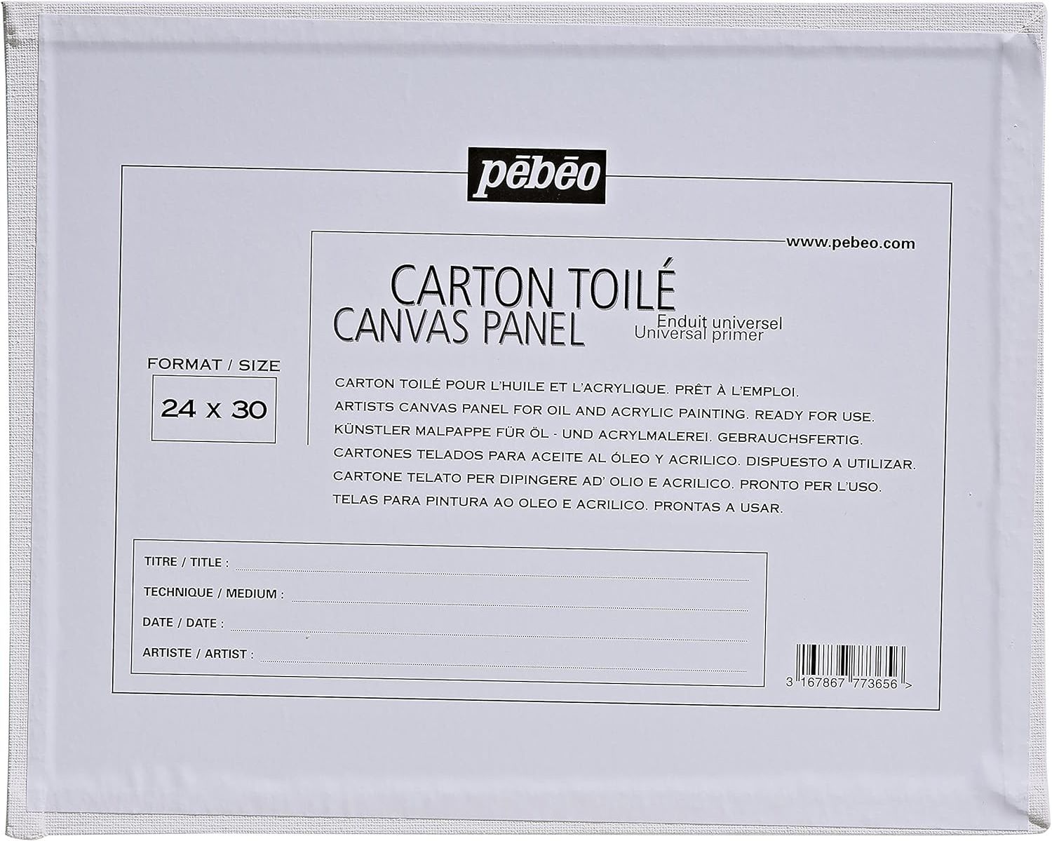 PEBEO 24X30 PANEL BOARD 777365