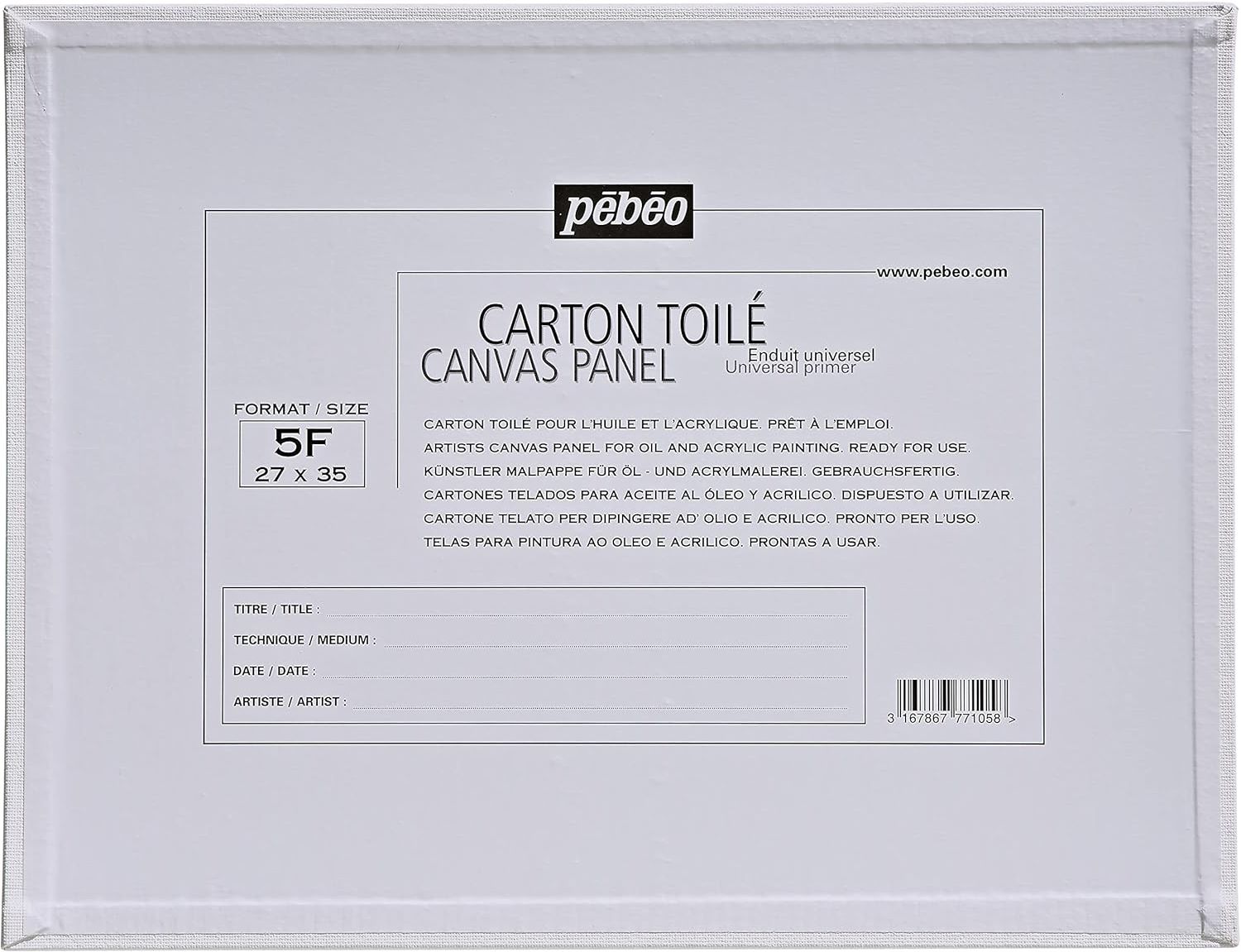 PEBEO 35X27 PANEL BOARD 5FIG 777105